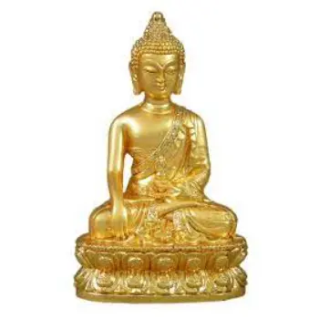 Gold Plated Buddha Statue 